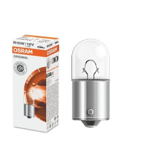 STANDART AMPUL- STOP/SİNYAL/PARK/GÖSTERGE AMPULÜ; 12V/R10W (5008) (DUY BA15S) (OSRAM)