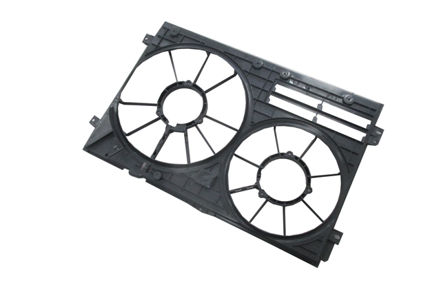 VOLKSWAGEN PASSAT- B6- 05/10; RADYATÖR VE KLİMA FAN DAVLUMBAZI BOŞ GÖVDE (ÇİFTLİ) (300W 363MM)