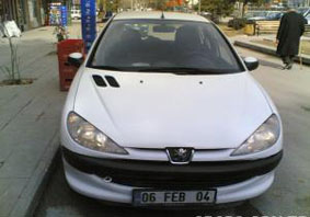 PEUGEOT 206- HB- 99/09; ARAÇ BİLGİLERİ VE RESİMLERİ