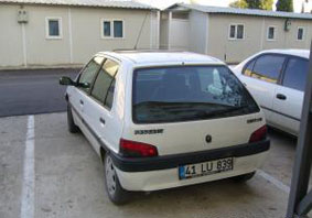 PEUGEOT 106- 91/96; ARAÇ BİLGİLERİ VE RESİMLERİ