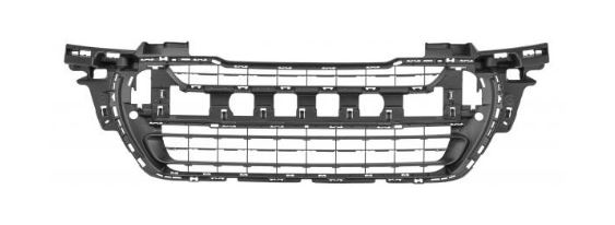 PEUGEOT 308- 11/13; ÖN TAMPON PANJURU SİYAH (NİKELAJ ÇITASIZ)(TYG)