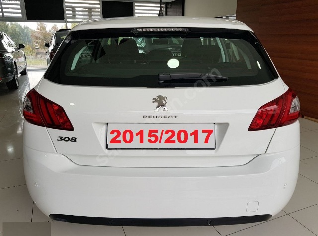 PEUGEOT 308- 14/17; ARAÇ BİLGİLERİ VE RESİMLERİ (ALLURE/ACTIVE MODEL)