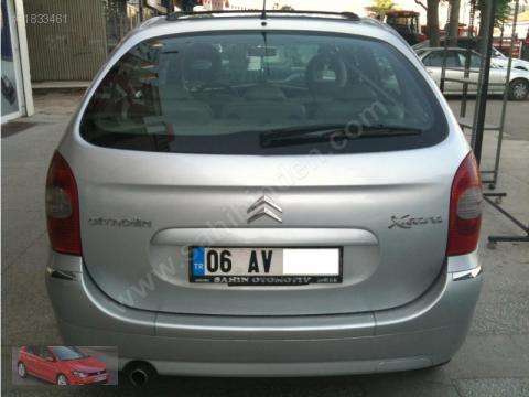 CITROEN XSARA PICASSO- 01/08; ARAÇ BİLGİLERİ VE RESİMLERİ