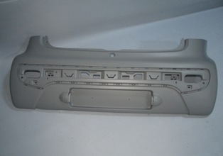 CITROEN C1- 07/13; ARKA TAMPON GRİ (ASTARLI TYG)