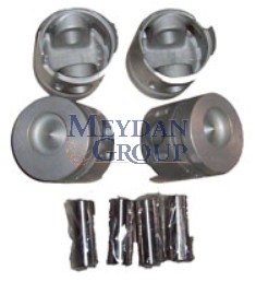 MITSUBISHI CANTER- FE635/659- 98/06; PİSTON SET 0.50 (4D32/34) 3.6/3.9CC ÇELİK(104.5X3X2X4)TIK