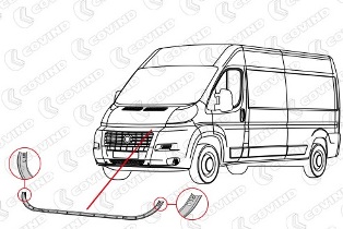 FIAT DUCATO- 07/14; ÖN TAMPON ÜST BAĞLANTI SACI