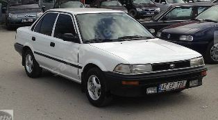 TOYOTA COROLLA- AE92- 88/92; ARAÇ BİLGİLERİ VE RESİMLERİ