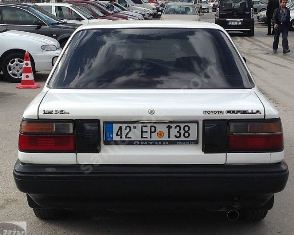 TOYOTA COROLLA- AE92- 88/92; ARAÇ BİLGİLERİ VE RESİMLERİ