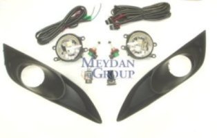 TOYOTA AURIS- 07/10; SİS LAMBASI SAĞ/SOL SET (ROLE/DÜĞME/TESİSAT/ÇERÇEVE İLE BİRLİKTE)(ESUSE)