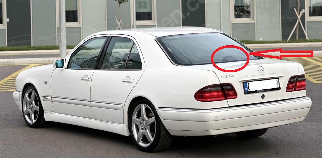 MERCEDES E CLASS- W210- 96/99; ARKA FREN LAMBA ÇERÇEVESİ (3.STOP)