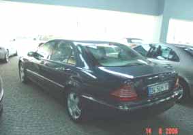 MERCEDES S CLASS- W220- 02/05; ARAÇ BİLGİLERİ VE RESİMLERİ (S320/S350/S400/S500/S600)