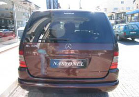 MERCEDES ML CLASS- W163- 98/05; ARAÇ BİLGİLERİ VE RESİMLERİ