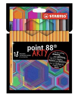 8818-1-20 STABILO POİNT 88 ARTY 18 Lİ