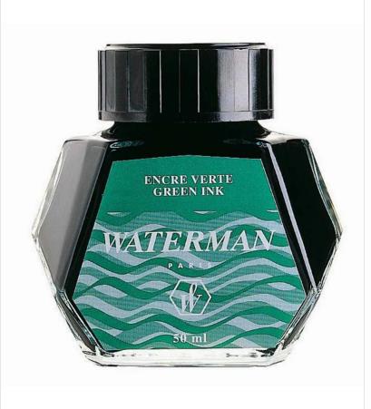 WATERMAN DOLMA KALEM MÜREKKEBI CAM ŞIŞEDE 50 ML YEŞIL S0110770