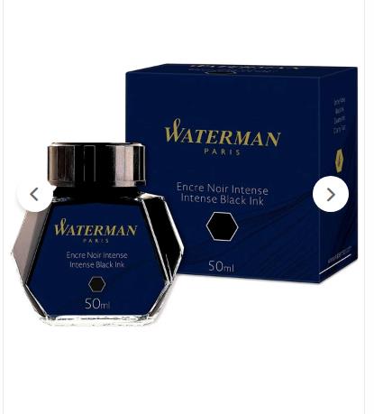 WATERMAN DOLMA KALEM MÜREKKEBI CAM ŞIŞEDE 50 ML DENIZ MAVI S0110810