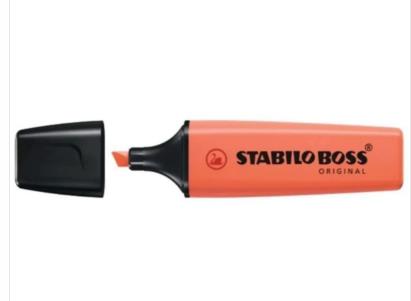 70/140 STABILO BOSS ORIGINAL PASTEL - KİRMİZİ