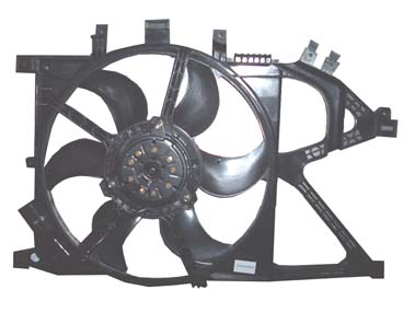 OPEL CORSA- C- 04/06; RADYATÖR FAN DAVLUMBAZI KOMPLE 1.7CC 2FİŞLİ (5KANAT)(DİZEL TİP) (BFN)