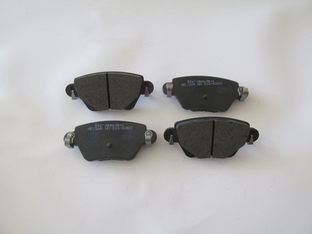 FORD MONDEO- 01/04; ARKA FREN BALATASI 1,8/2,0/2,5 (DİSK) (115,8X51,6X15) (BRAMAX)