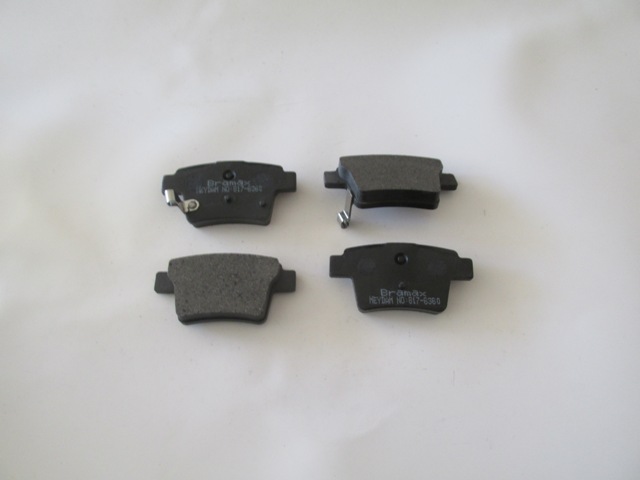 FORD MONDEO- 01/04; ARKA FREN BALATASI 1,8/2,0/2,2/2,5 (DİSK) (102X50,9X16,2) (BRAMAX)