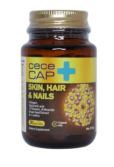 9000 - CECECAP SKIN, HAIR&NAILS 30 KAPSÜL