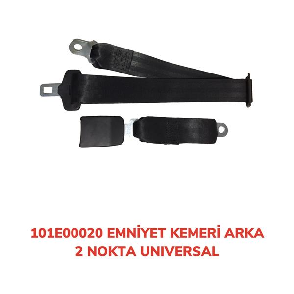 EMNİYET KEMERİ ARKA 2 NOKTA STATİK UNIVERSAL