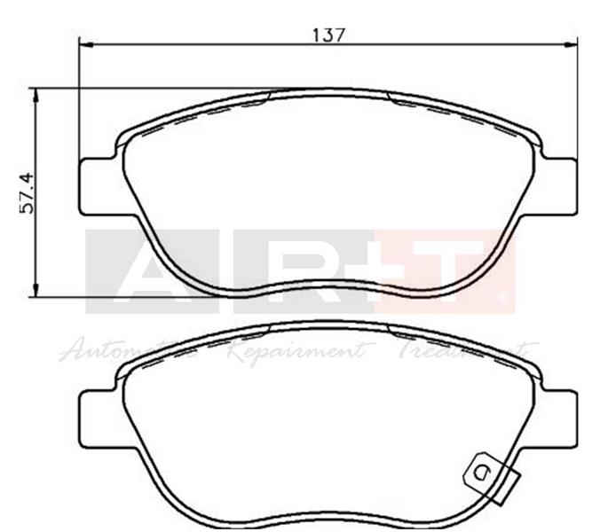 ÖN BALATA CORSA D BÜYÜK TİP 1.3 CDTI 07/06 FIAT 500 0.9 12 1.4 1.3D 12 1.6D12