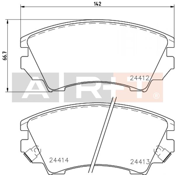 ÖN BALATA OPEL ASTRA J 12 14 INSIGNIA 08 11 ZAFIRA 11 SAAB 9.5 10 17 JANT GDB1783