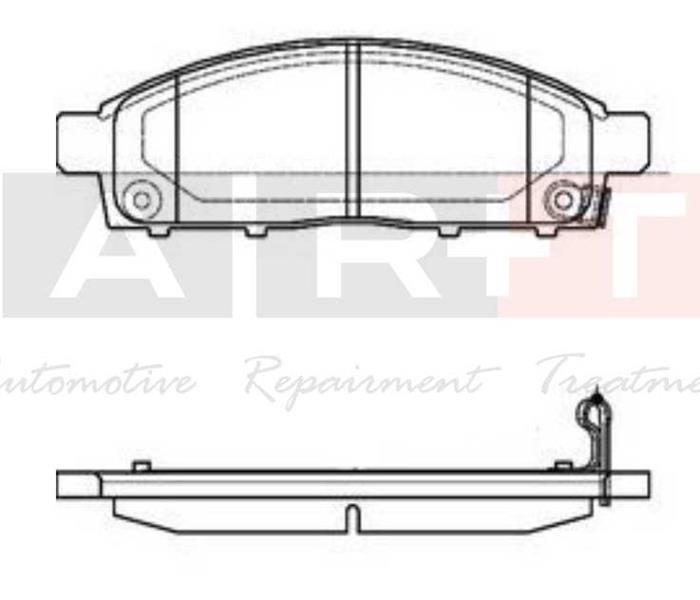 ÖN BALATA L200 PİCK-UP 2.5DI-D KBT-KAT 05-10 L200 2.5DI-D 07-10