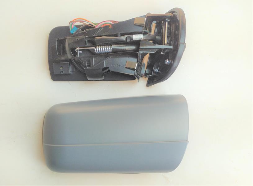 DIŞ DİKİZ AYNASI ELEKTRİKLİ ISITMALI ASTARLI HAFIZALI ASFERİK MAVİ CAM SOL W210 W140 95-00