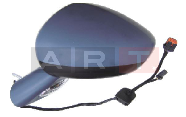 DIŞ DİKİZ AYNASI ELEKTRİKLİ ISITMALI KATLANIR SİNYALLİ ASTARLI MAVİ CAM SOL C5 2008-