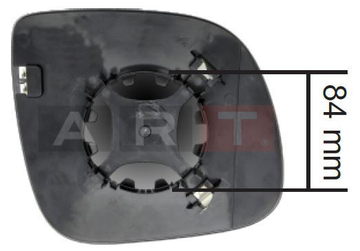 DIŞ DİKİZ AYNA CAMI ISITMALI ASFERİK SOL TRANSPORTER T6-AMAROK T6 2015- 2010-