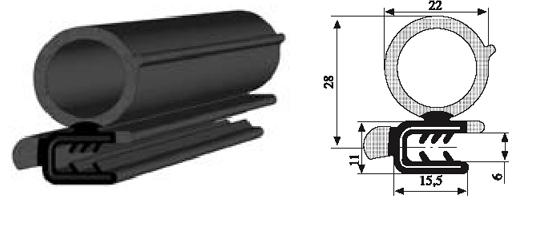 KAPI FİTİLİ ÜNİVERSAL 21 MM 50 MT