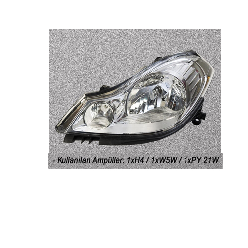 FAR SOL RENAULT SYMBOL II 08 ELEKTRİKLİ MOTORLU H4