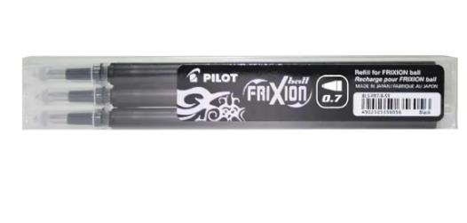 BLS-FR7-B-S3 PILOT FRİXİON BALL YEDEK  3 LÜ - SİYAH