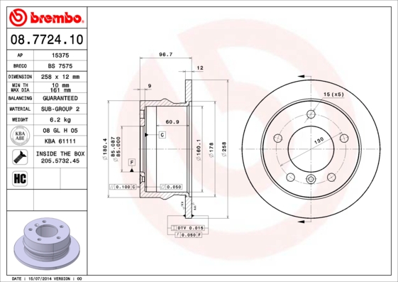 FREN DISKI ARKA MERCEDES W463 B901 B904 . VW LT 28-35-46