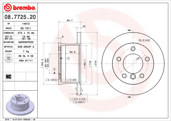 FREN DISKI ARKA MERCEDES SPRINTER B901 B904 . VW LT 28-35-46 TEK TEKER