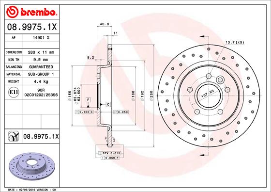 ARKA FREN DISKI AYNA FOCUS II04 11 C-MAX 07 09 VOLVO V50 04 12 C30 06 12 C70 II 05 1 3 S40 II 04 12 17 JANT - 16 JANT DÜZ 280MM 5 BİJON