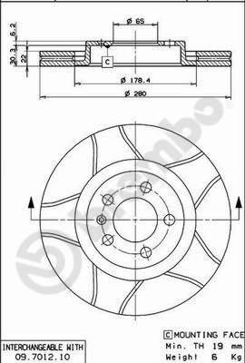 ÖN FREN AYNASI GOLF IV 97-06 BORA 98-05 OCTAVIA 99 TOLEDO II-LEON 99-06 A3 99 280X22X5DLXHAVALI 986478852-DF2804-DF2804BP