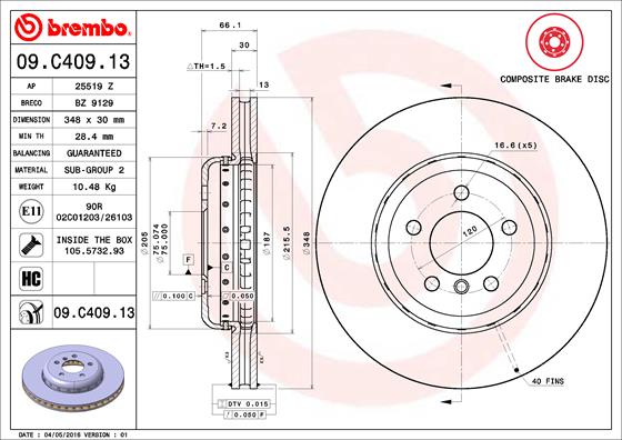 FREN DISKI BMW F10 ON 525DX-528