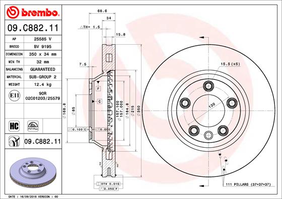 ÖN FREN AYNASI SOL AUDI Q7 3.0 TDI 06 TOUAREG 02 CAYENNE 3.2 4.5 S TURBO 02 350MM 986479249-DF4764S