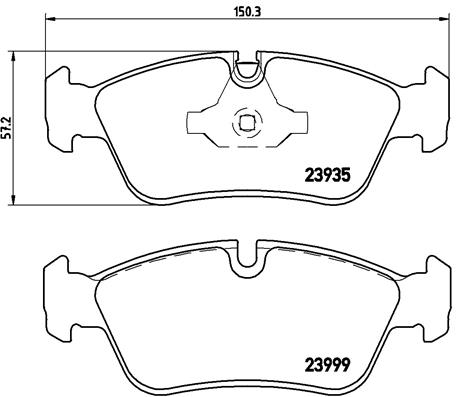 FREN BALATASI ON KULAKLI BMW 1SERI 3SERI E87-E90 04-