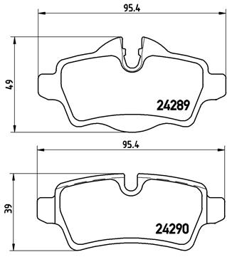 FREN BALATASI ARKA MINICOOPER R55-R56-R57-R58-R59