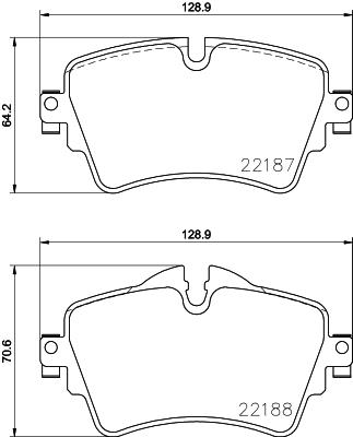 FREN BALATASI ON BMW 1F52-2F45-F46-X1 F48-X2 F39-MINI F54-F55-F56-F57-F60