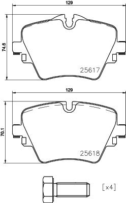 FREN BALATASI BMW F40-F45-F46-F48-G20-G30 ON