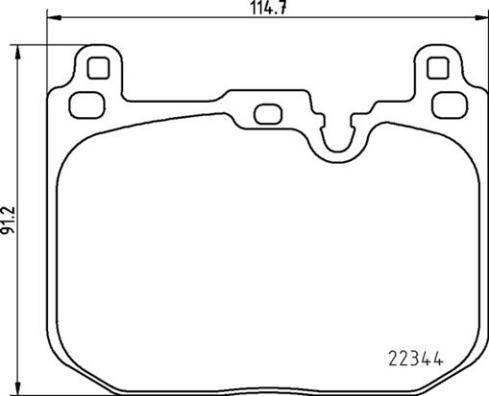 FREN BALATASI ON MINI F54-F55-F56-F57-F60 2014-2021 LOW-MET