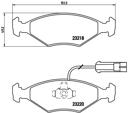 FREN BALATA TAKIMI FIAT PALIO 178. 171 04-96- -FIAT PALIO WEEKEND 178. 173. 373. 374. 171 04-96- -FIAT SIENA 178. 172 04-96-12-16