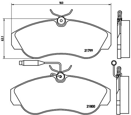 ÖN BALATA FİŞLİ BOXER-DUCATO-JUMPER 1800KG 94 02