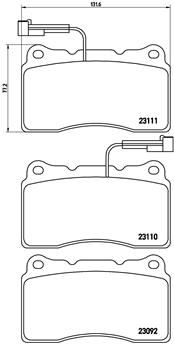 FREN BALATASI ALFA ROMEO 156 SPORTWAGON 932 02/97-05/06-ALFA ROMEO 159 939 06/05-12/12-ALFA ROME