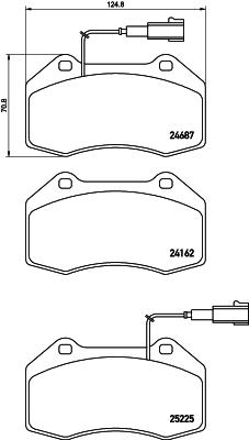 FREN BALATA TAKIMI ALFA ROMEO 4C 960 03-13-12-20-ALFA ROMEO 4C SPIDER 960 10-14-12-20