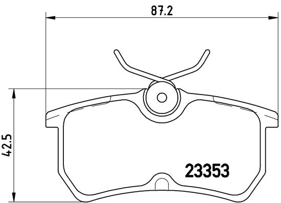 FREN BALATASI ARKA FORD FOCUS 98-